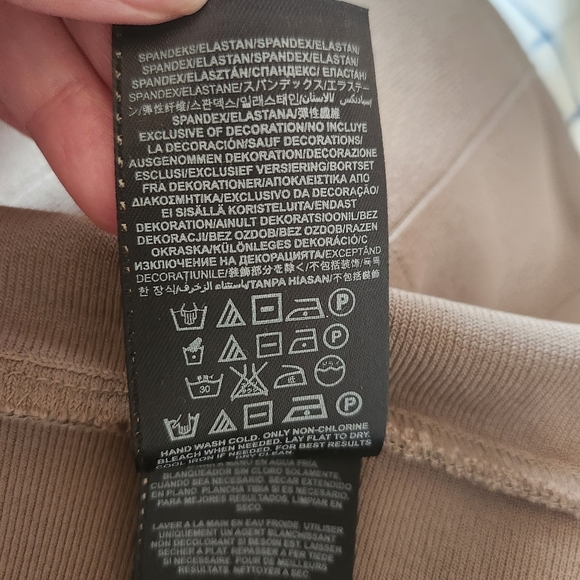 Guess Taupe Bodycon Bandage Fit Mini Dress Elegant with Sequin Accents Sz M Y2K - Picture 13 of 16